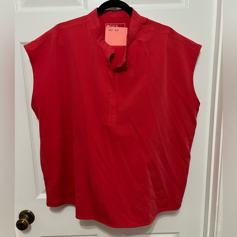 Figs Rafaela XXL Neon Red EUC